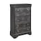 Global Furniture Usa Traditional Glam Croc Pompei Metallic Grey Chest 1424 - alternate 2